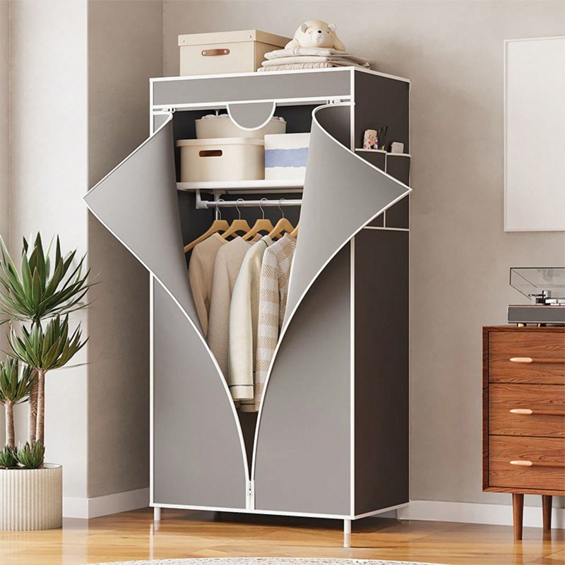 Wardrobe Closet Portable Fabric Cover - Guarda-roupa portátil de tecido nas cores