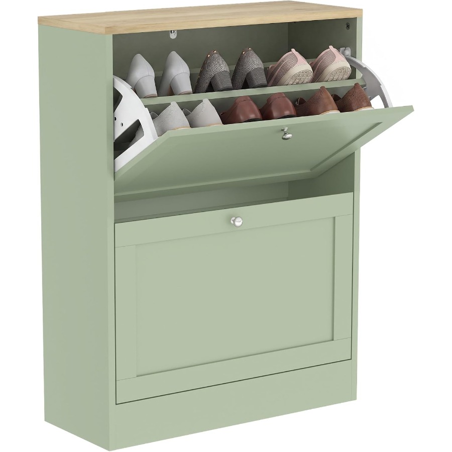 Shoe Rack Cabinet Narrow Entryway - Armário para guardar sapatos na entrada,