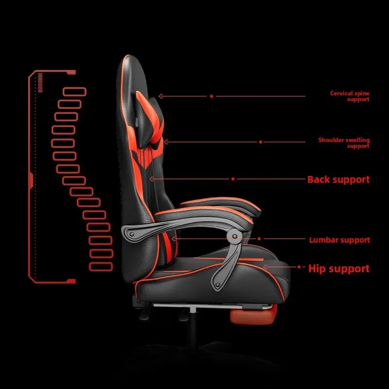 Chairs - Cadeira de e-sports com luzes, alto-falante