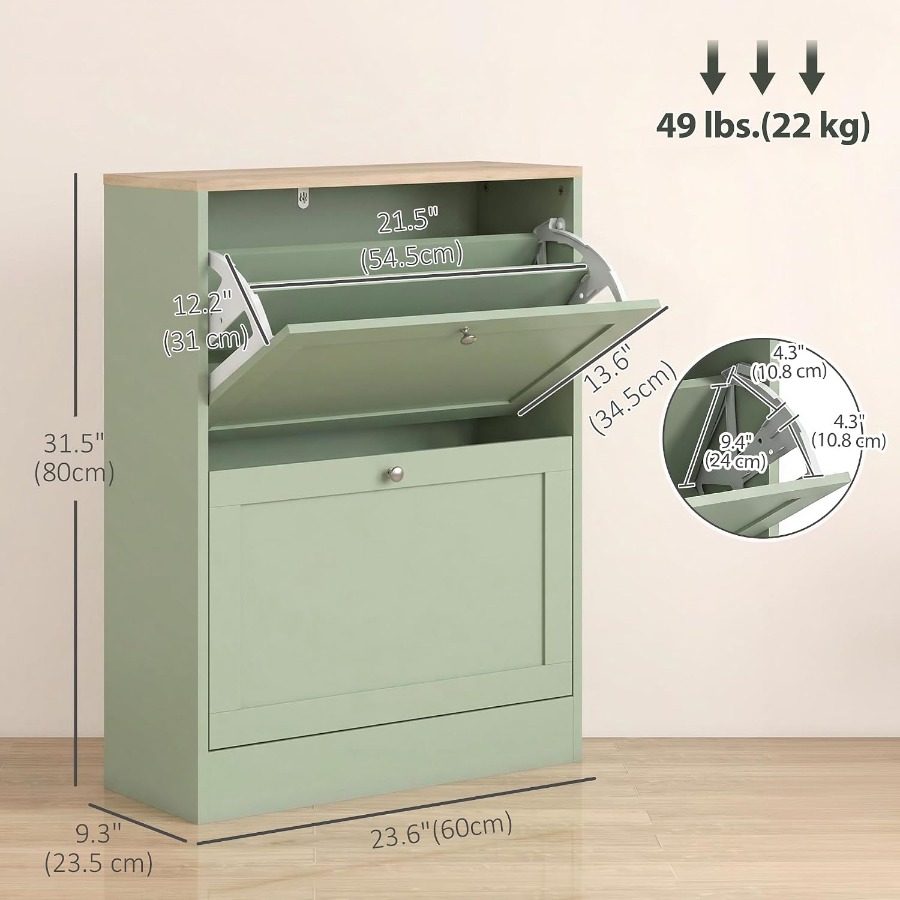 Armário para guardar sapatos n - Shoe Rack Cabinet Narrow Entryway avaliação e preço
