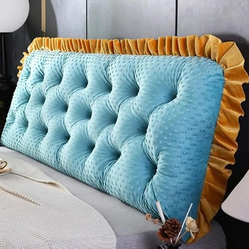 Almofada de cabeceira com bord - Headboard Cushion Backrest Tatami avaliação e preço