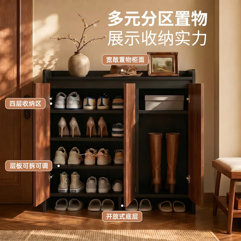 Armário de sapatos vintage, es - Shoe Rack Cabinet Narrow Entryway avaliação e preço